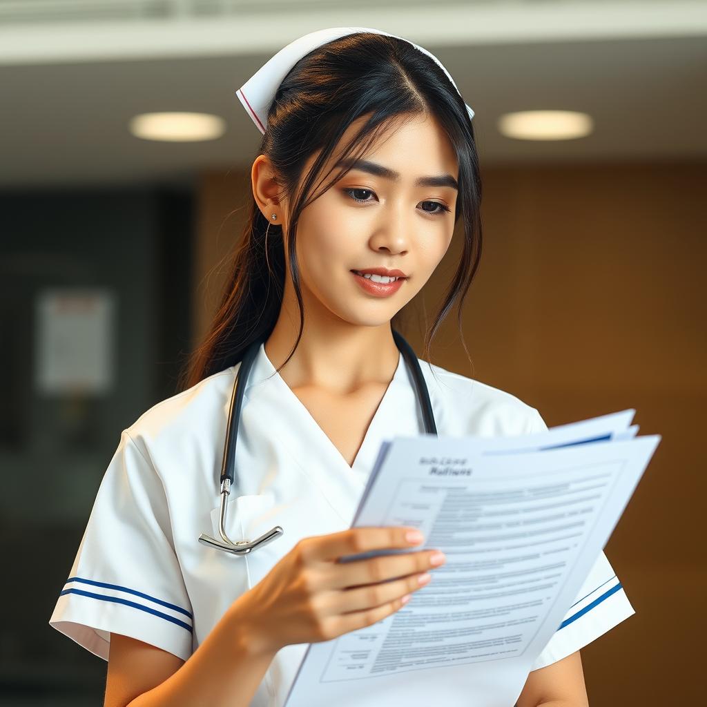 20代看護師のキャリアアップを表す画像 20代看護師のキャリアアップを表す画像