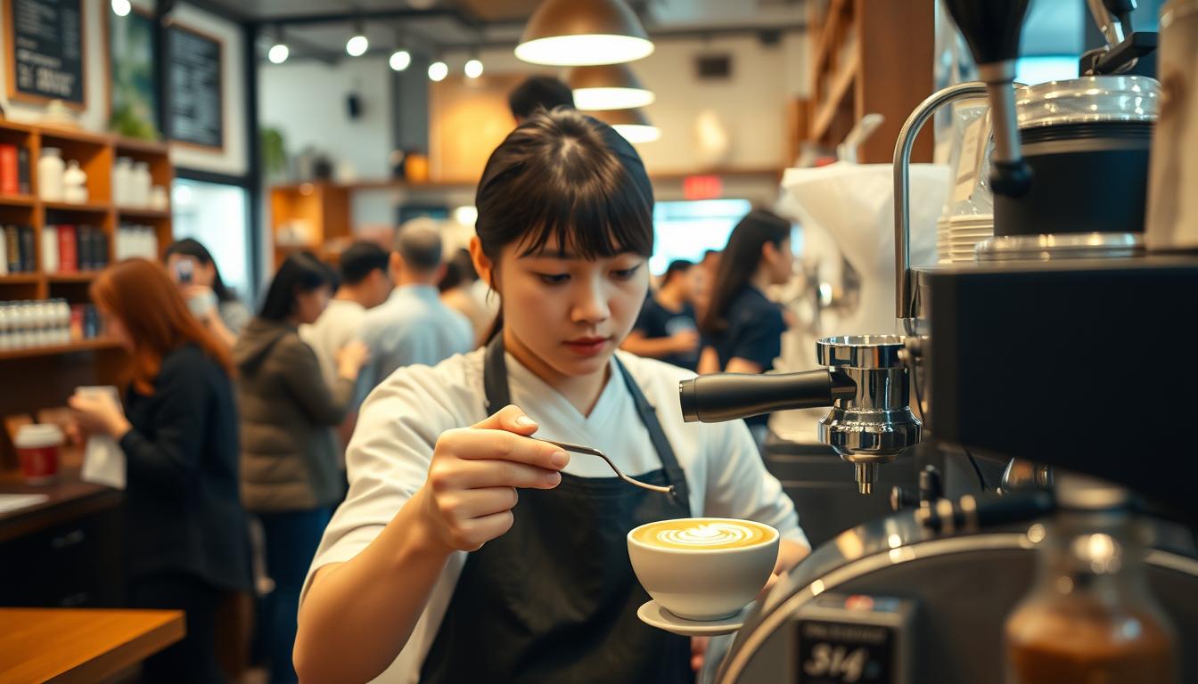 バリスタ (コーヒー)  年収 仕事 内容 必要なスキル