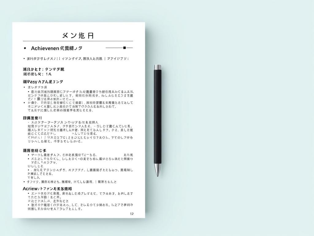 効果的な職務経歴書の例 効果的な職務経歴書の例