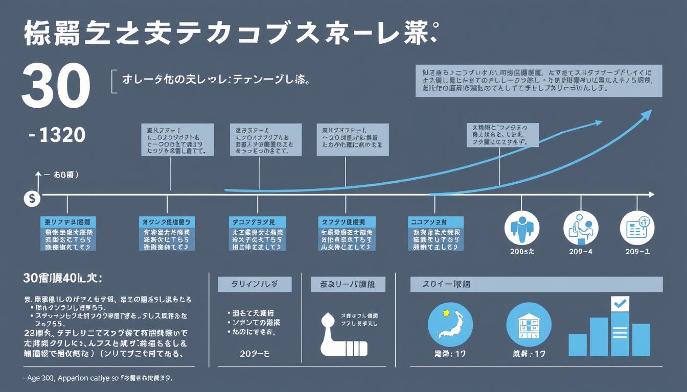 30歳の転職が重要な理由を示すグラフとキャリアパス