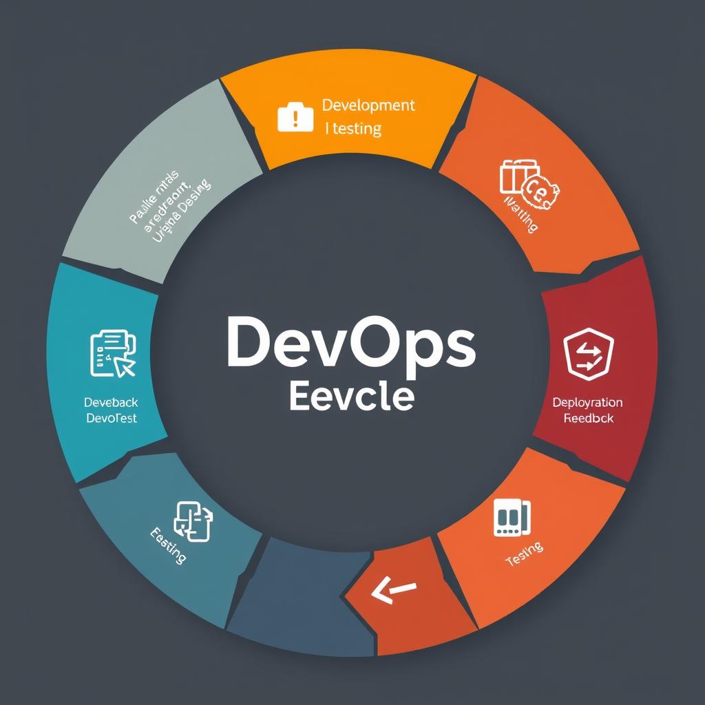 DevOpsの継続的なサイクルを示す図