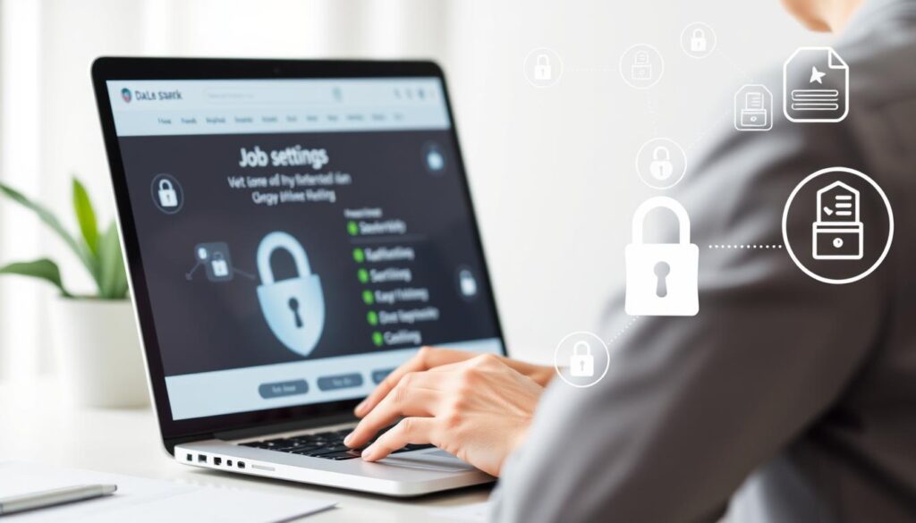 IT転職サイト利用時のプライバシー保護のイメージ