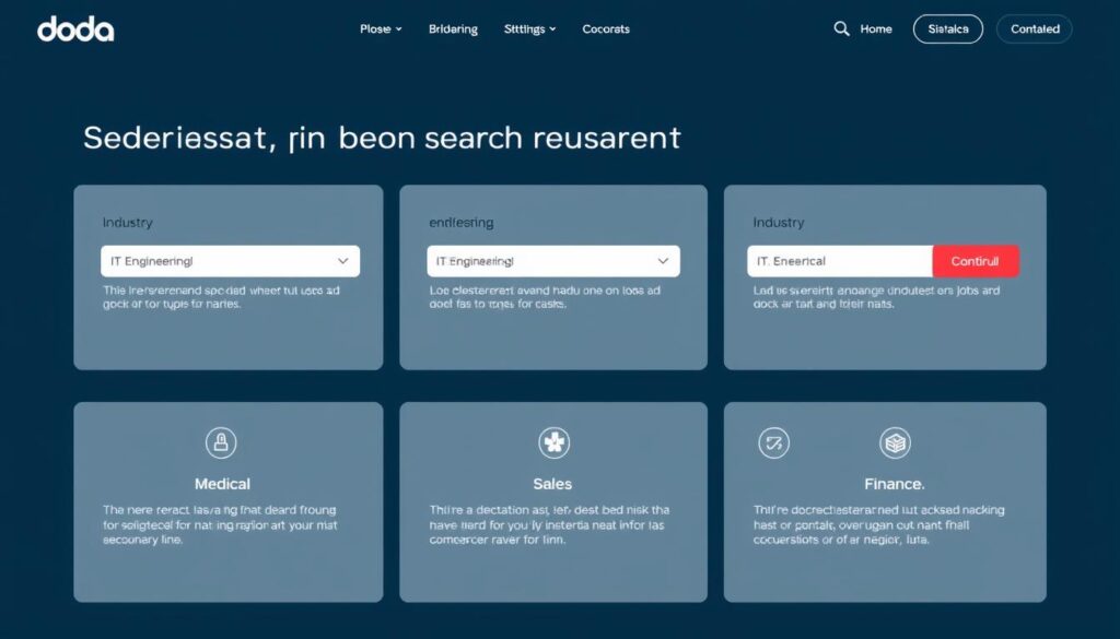 dodaの専門サイト一覧画面