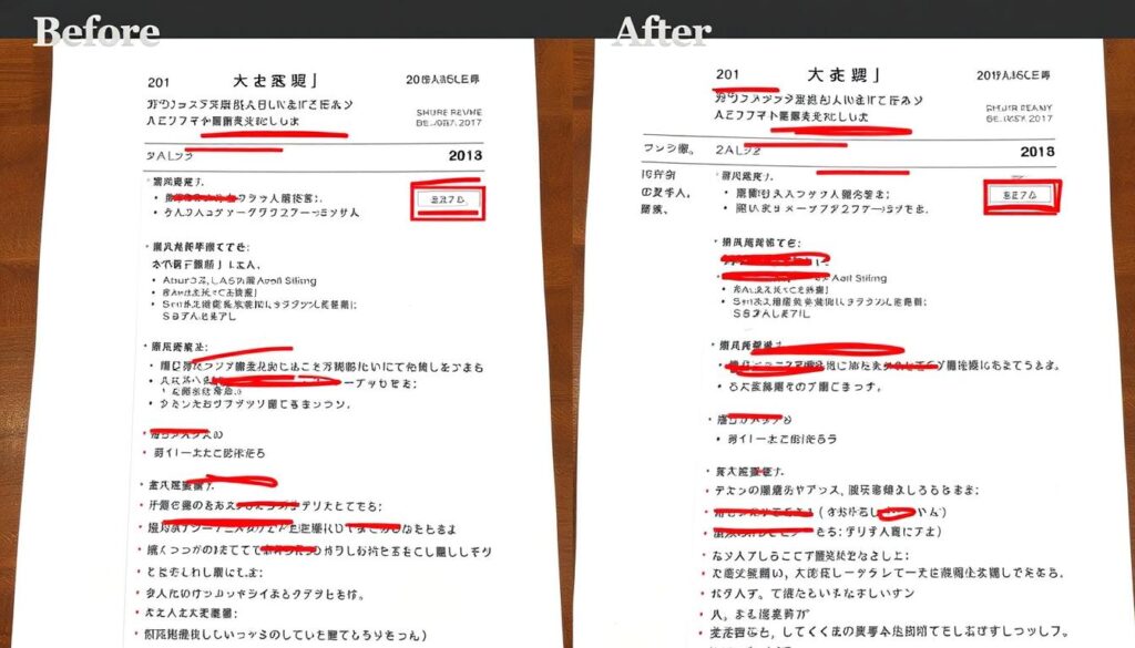 dodaの履歴書添削サービスのイメージ