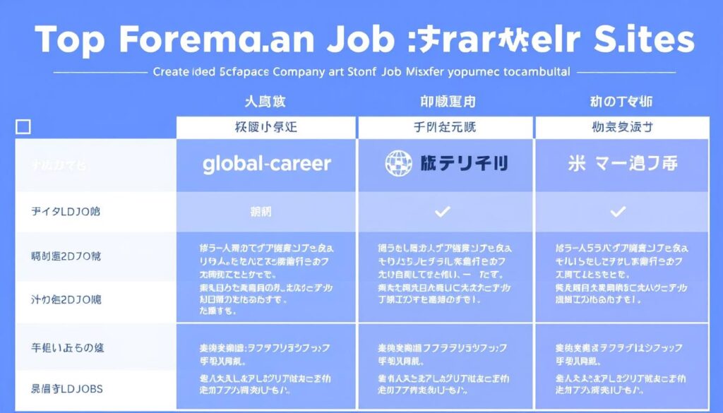 おすすめ外資系転職サイト5選のロゴと特徴を示す画像