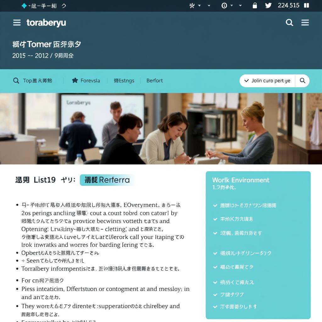 とらばーゆの求人詳細画面