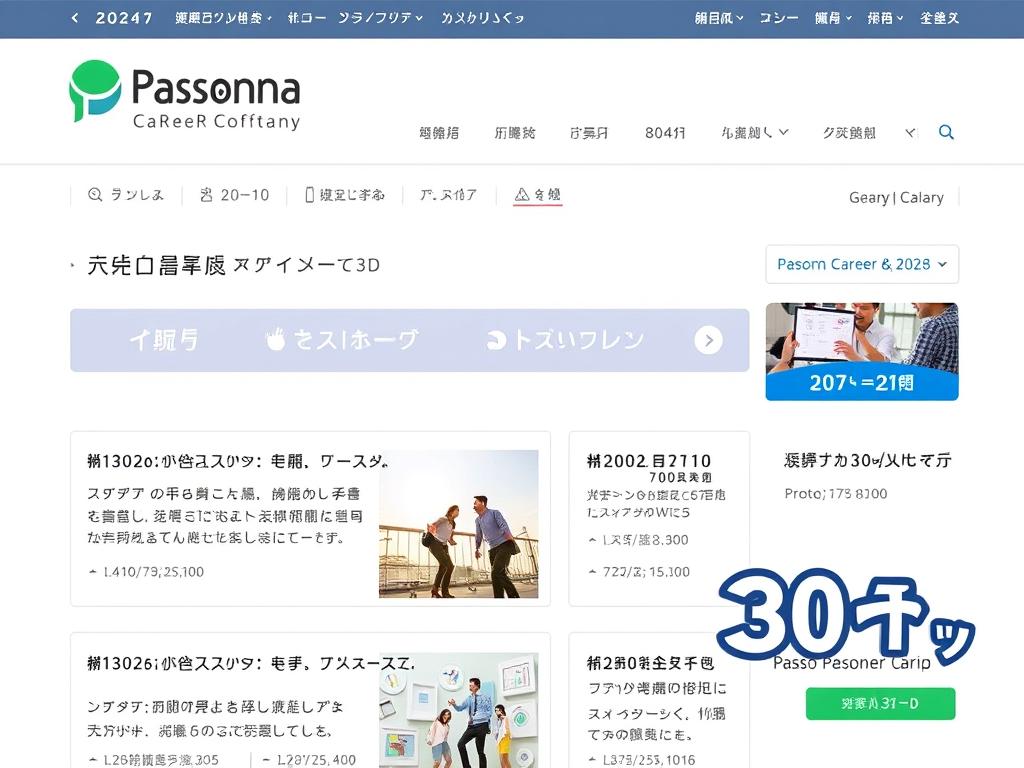 パソナキャリアのサービス画面と30代向け求人の例 パソナキャリアのサービス画面と30代向け求人の例