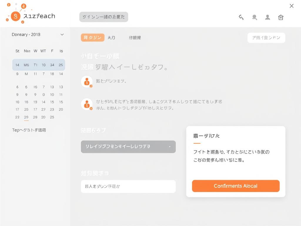ビズリーチの応募・面談調整画面