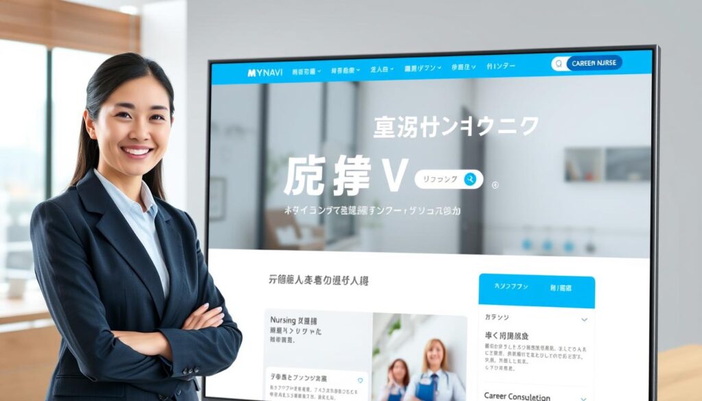 マイナビ看護師のウェブサイトとキャリアアドバイザー