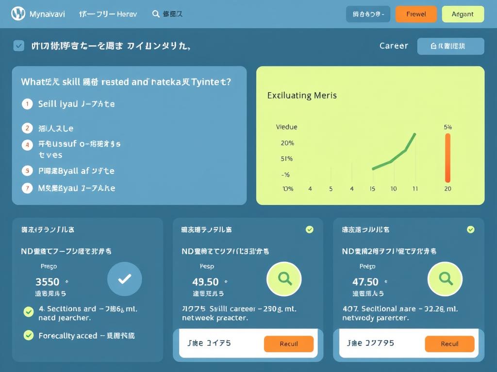 マイナビ転職の適性診断ツール画面