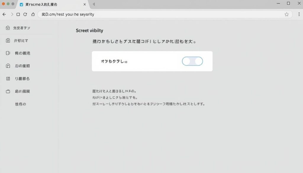 リクナビＮＥＸＴのレジュメ公開設定画面