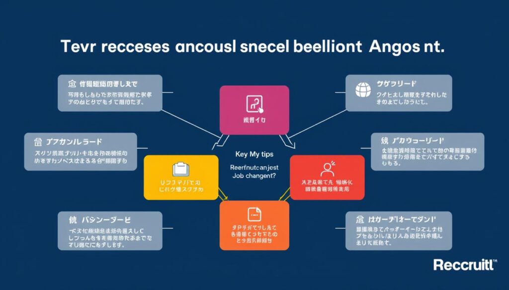 リクルートエージェント 転職サイトを活用した転職成功のコツを表す画像