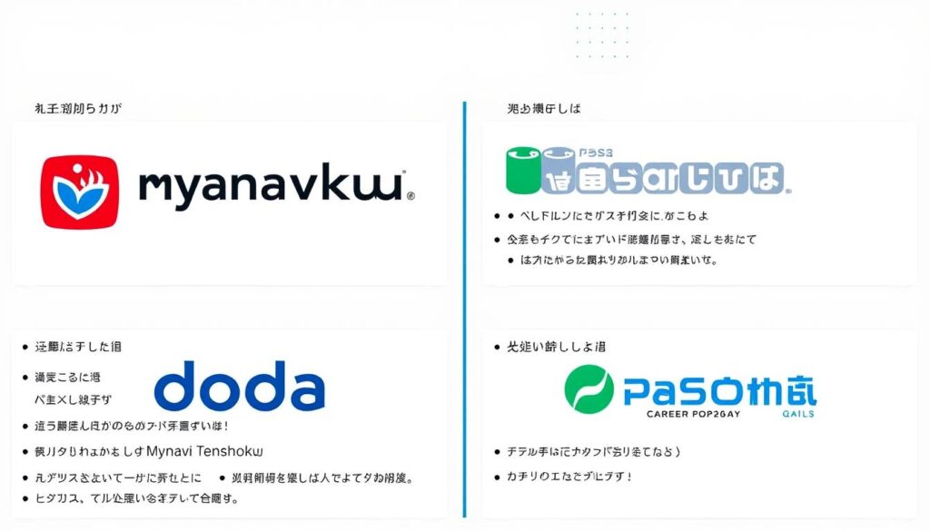 主要転職サイト比較イメージ