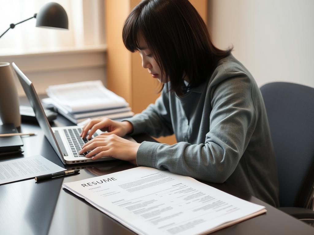 効果的な履歴書と職務経歴書を作成する20歳の若者 効果的な履歴書と職務経歴書を作成する20歳の若者