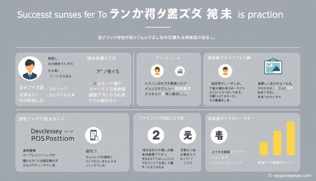 営業職からの転職成功事例を示すインフォグラフィック