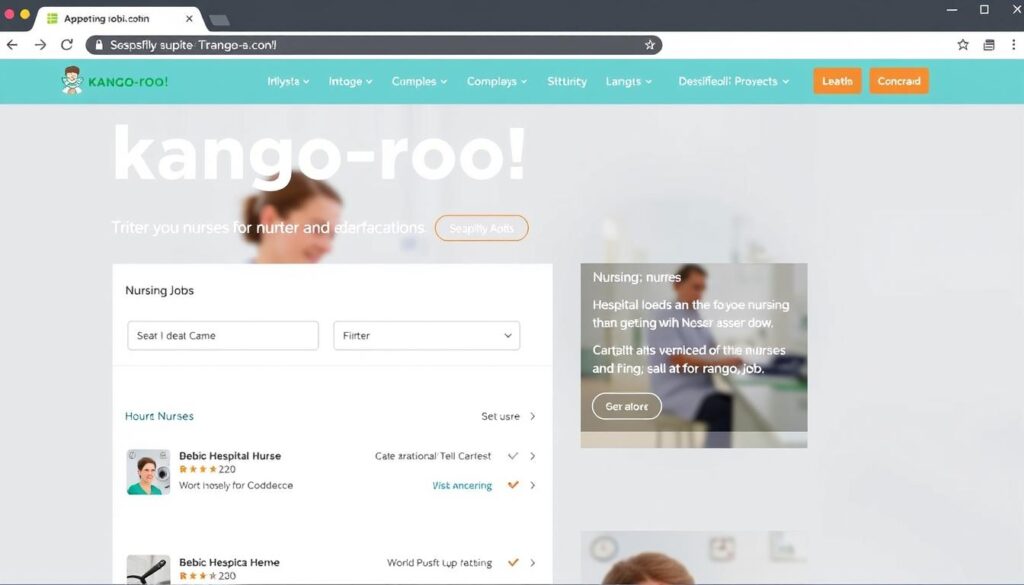 看護roo!のウェブサイト画面