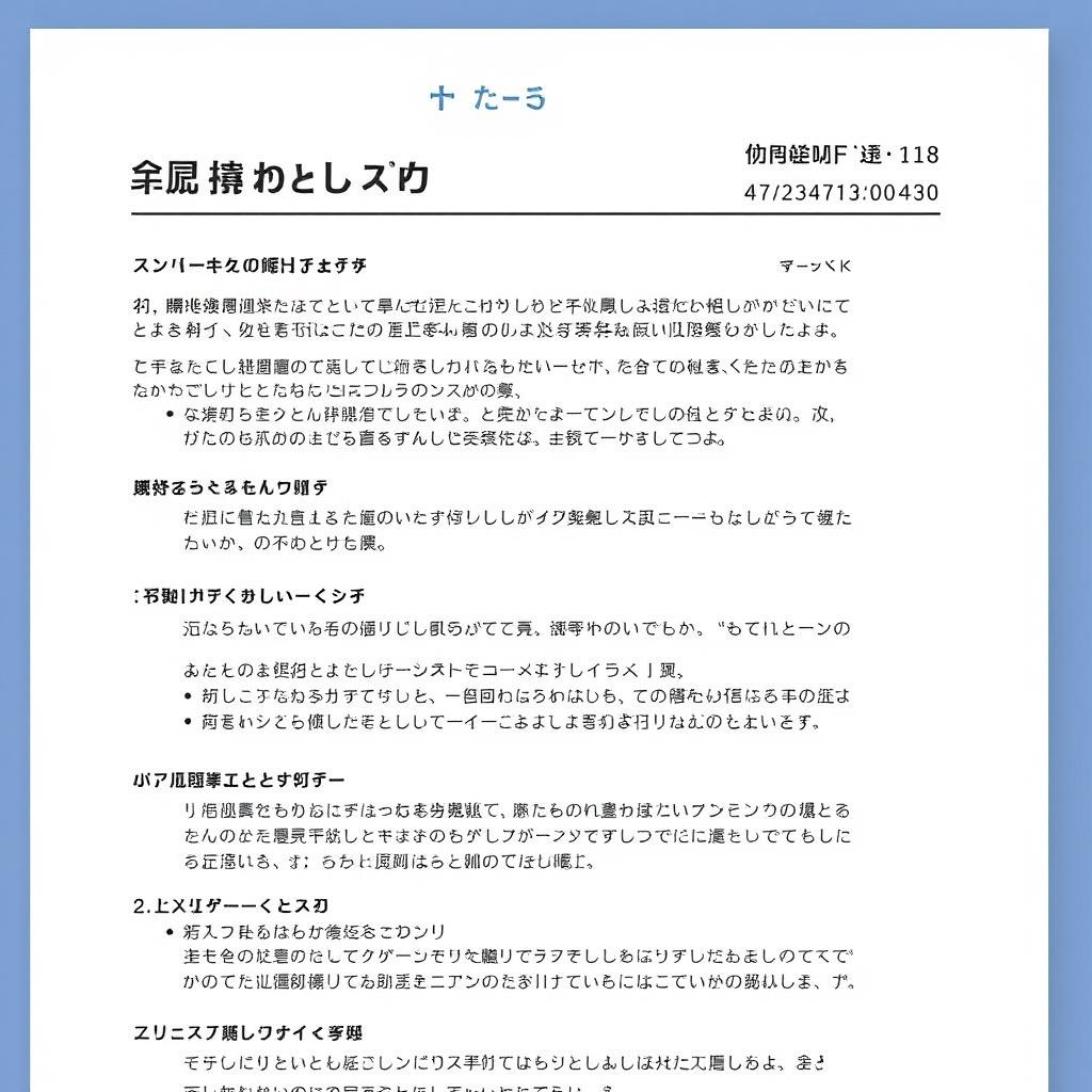 職種別・職務経歴書サンプル