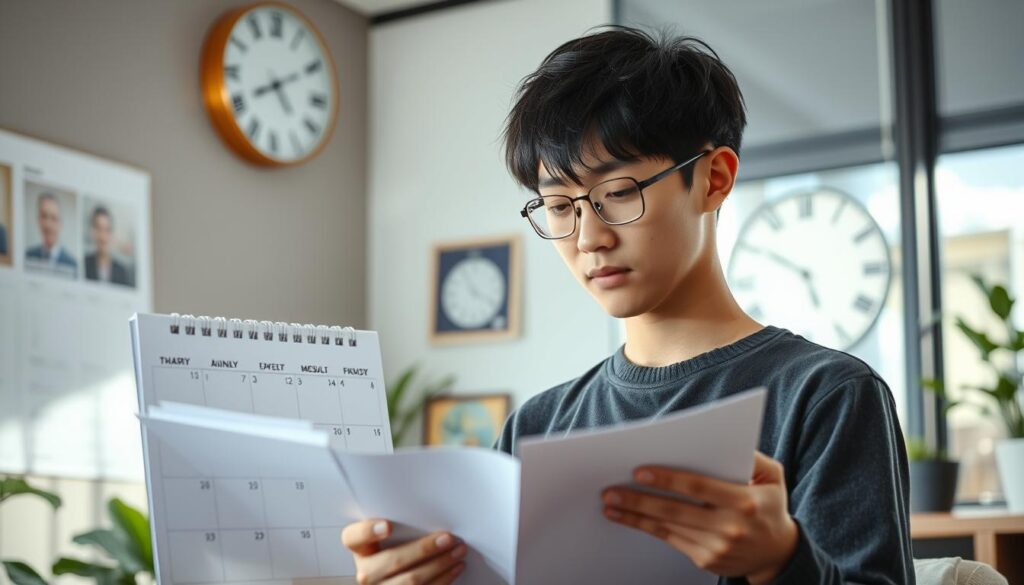 転職のタイミングを考える20歳の若者 転職のタイミングを考える20歳の若者
