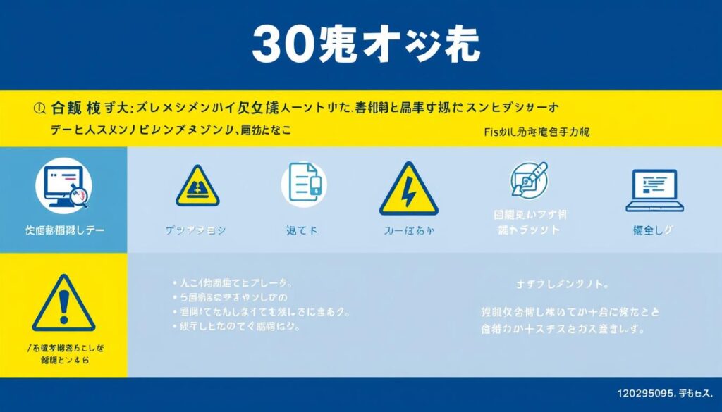 転職サイト利用時の注意点とリスク回避方法を示す図 転職サイト利用時の注意点とリスク回避方法を示す図
